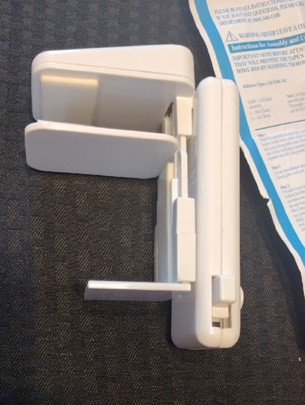 Safety 1st Cover Clamp Toilet Lock - White